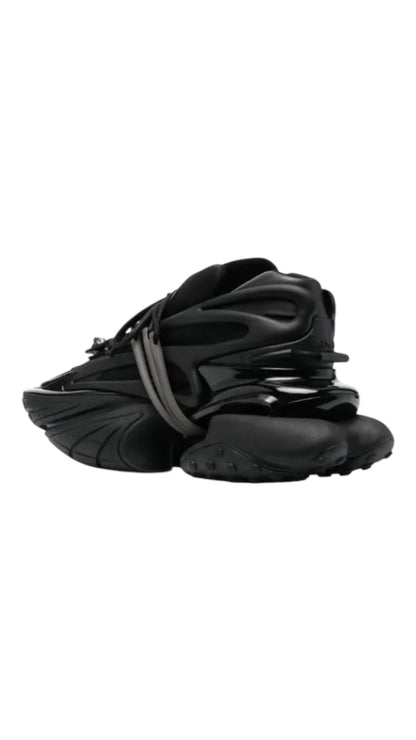 Balmain unicorn low-top sneakers black