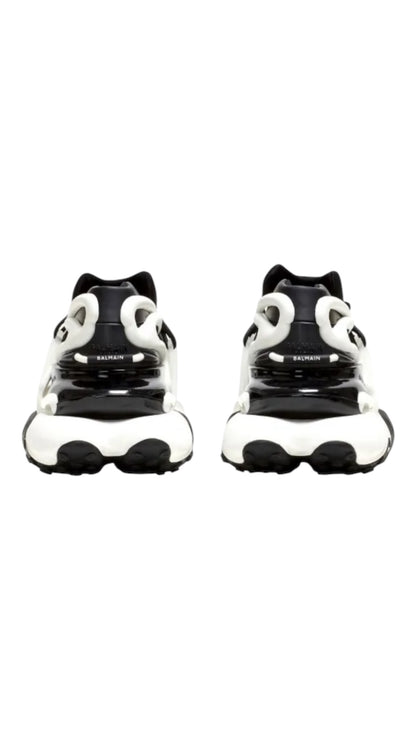 Balmain unicorn low-top sneakers black/white