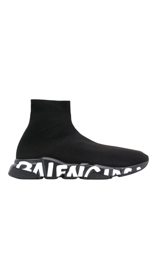 Balenciaga speed graffiti socks trainers