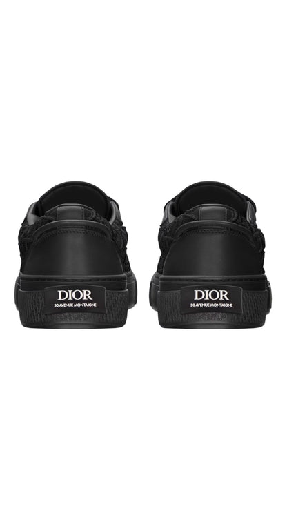 Dior B33 black smooth calfskin