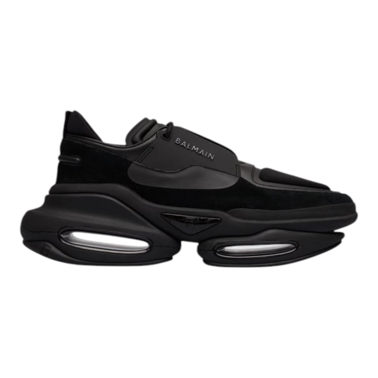 Balmain Black B-Bold Low-Top Sneakers