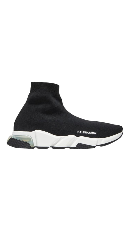 Balenciaga speed sneaker clearsole-black/white