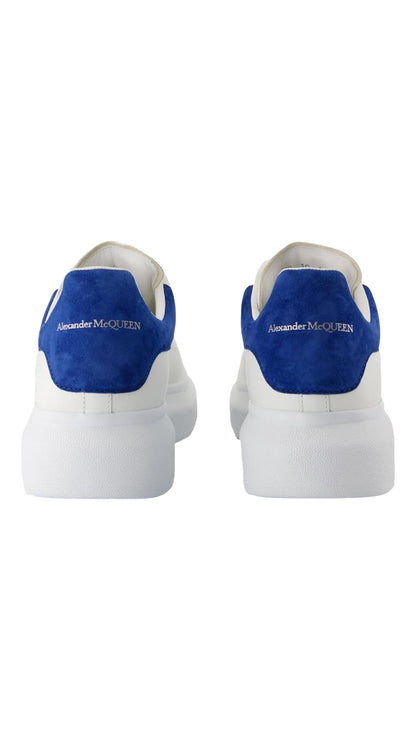 Alexander McQueen oversized sneakers white/blue