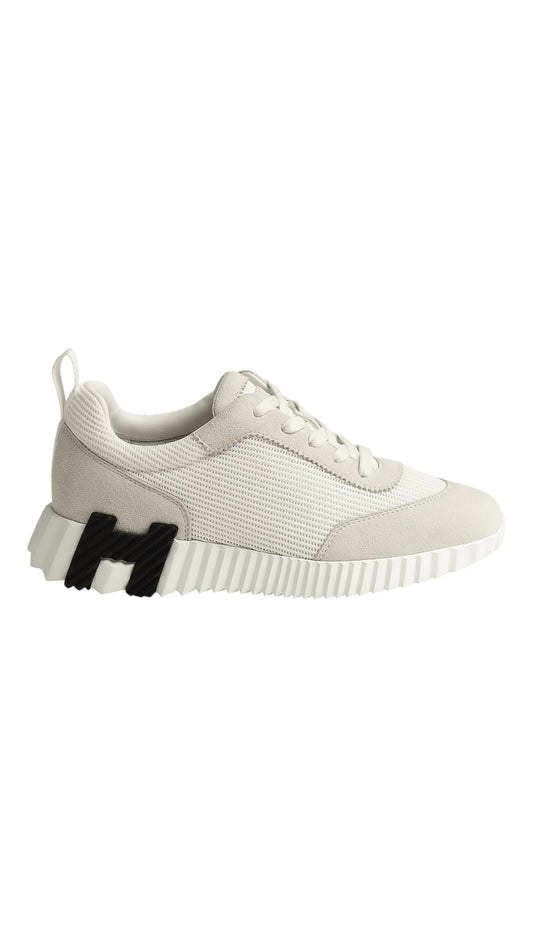 Hermes bouncing sneakers white