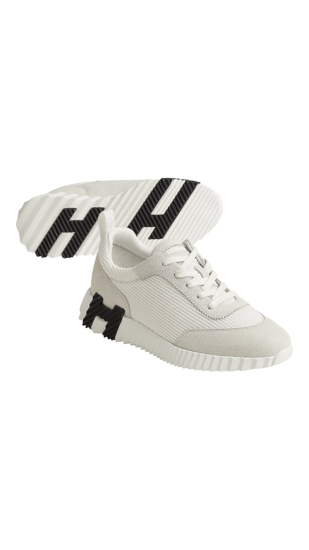 Hermes bouncing sneakers white