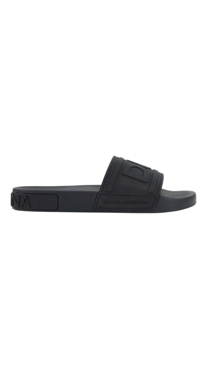 Dolce & Gabbana DG logo slide black