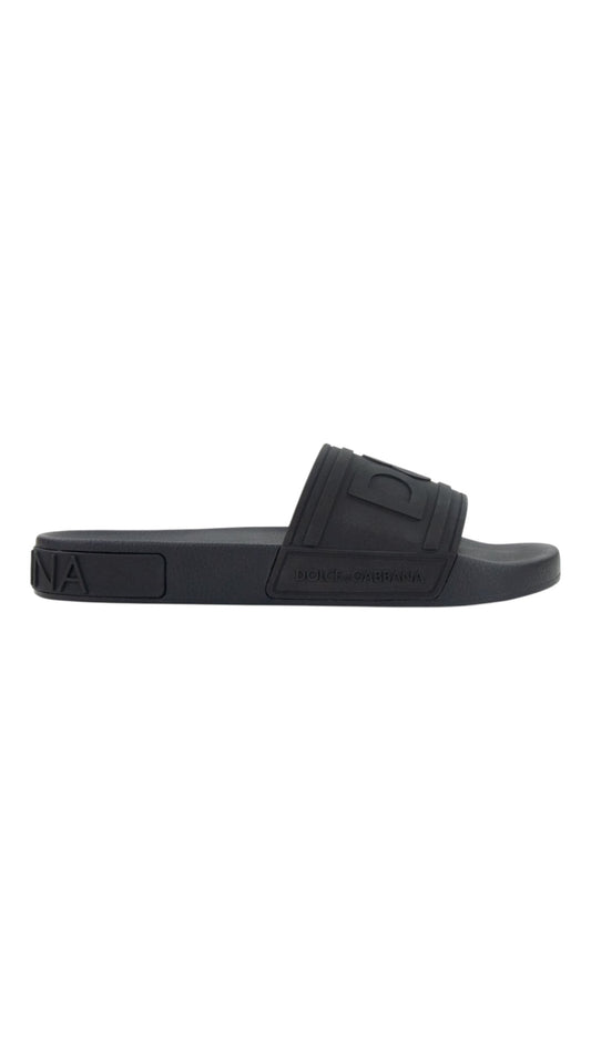 Dolce & Gabbana DG logo slide black