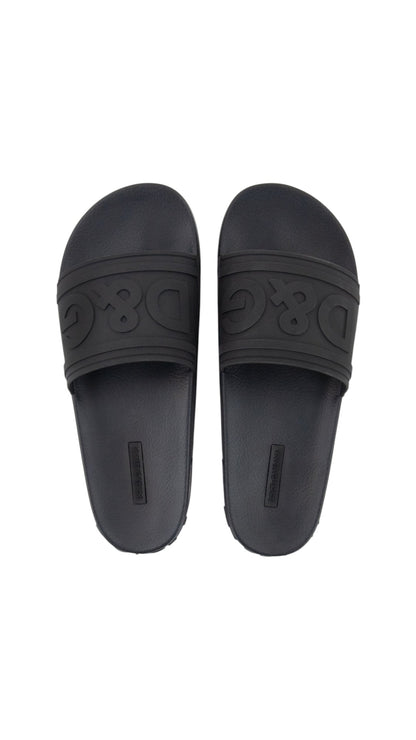 Dolce & Gabbana DG logo slide black