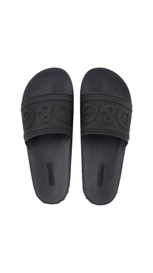 Dolce & Gabbana DG logo slide black