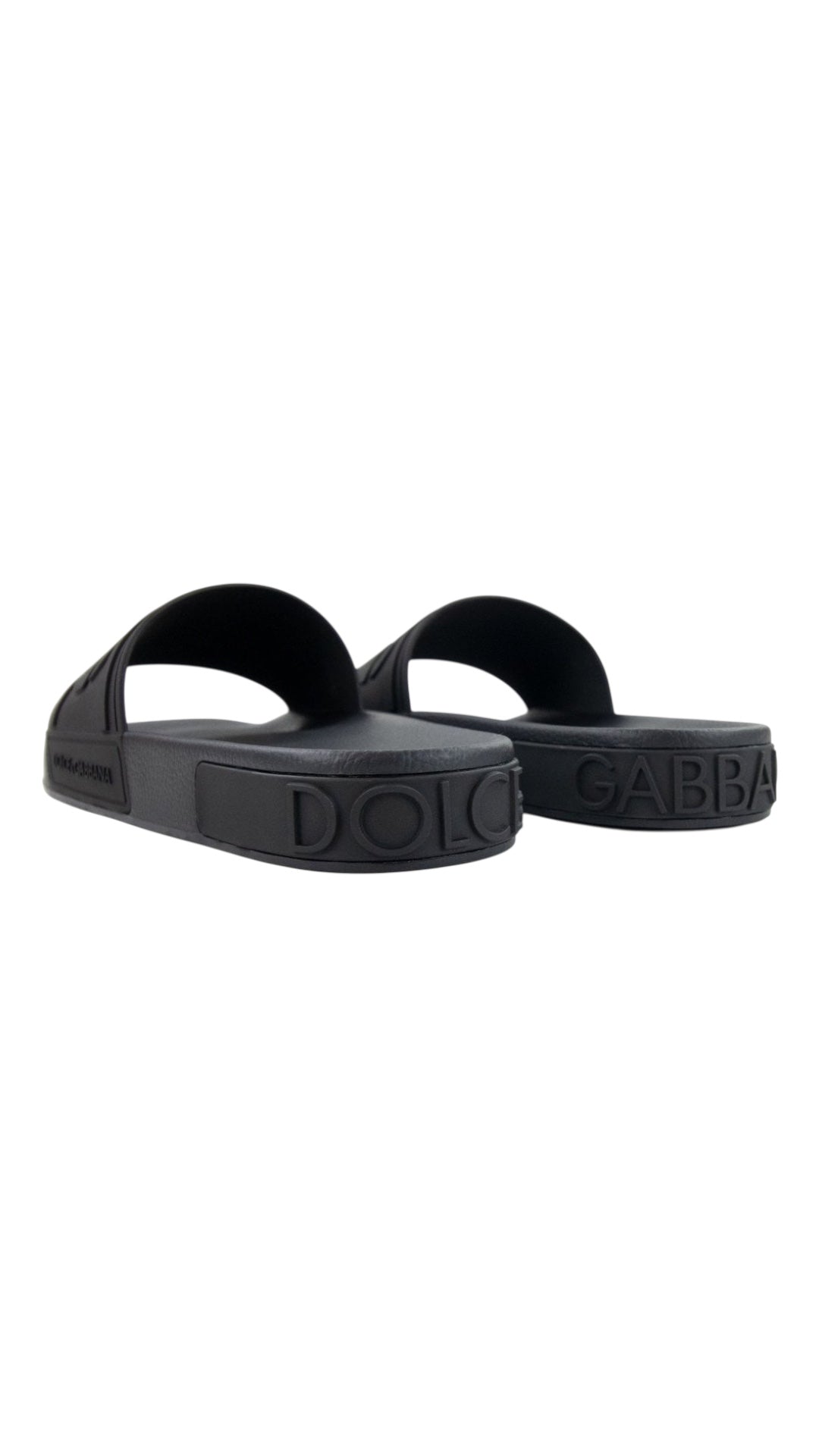 Dolce & Gabbana DG logo slide black