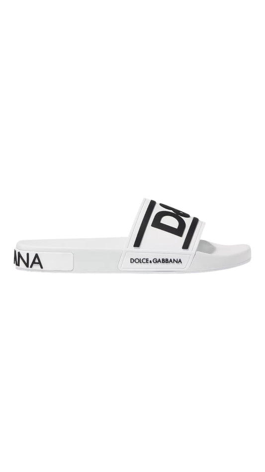 Dolce & Gabbana D&G logo rubber slide
