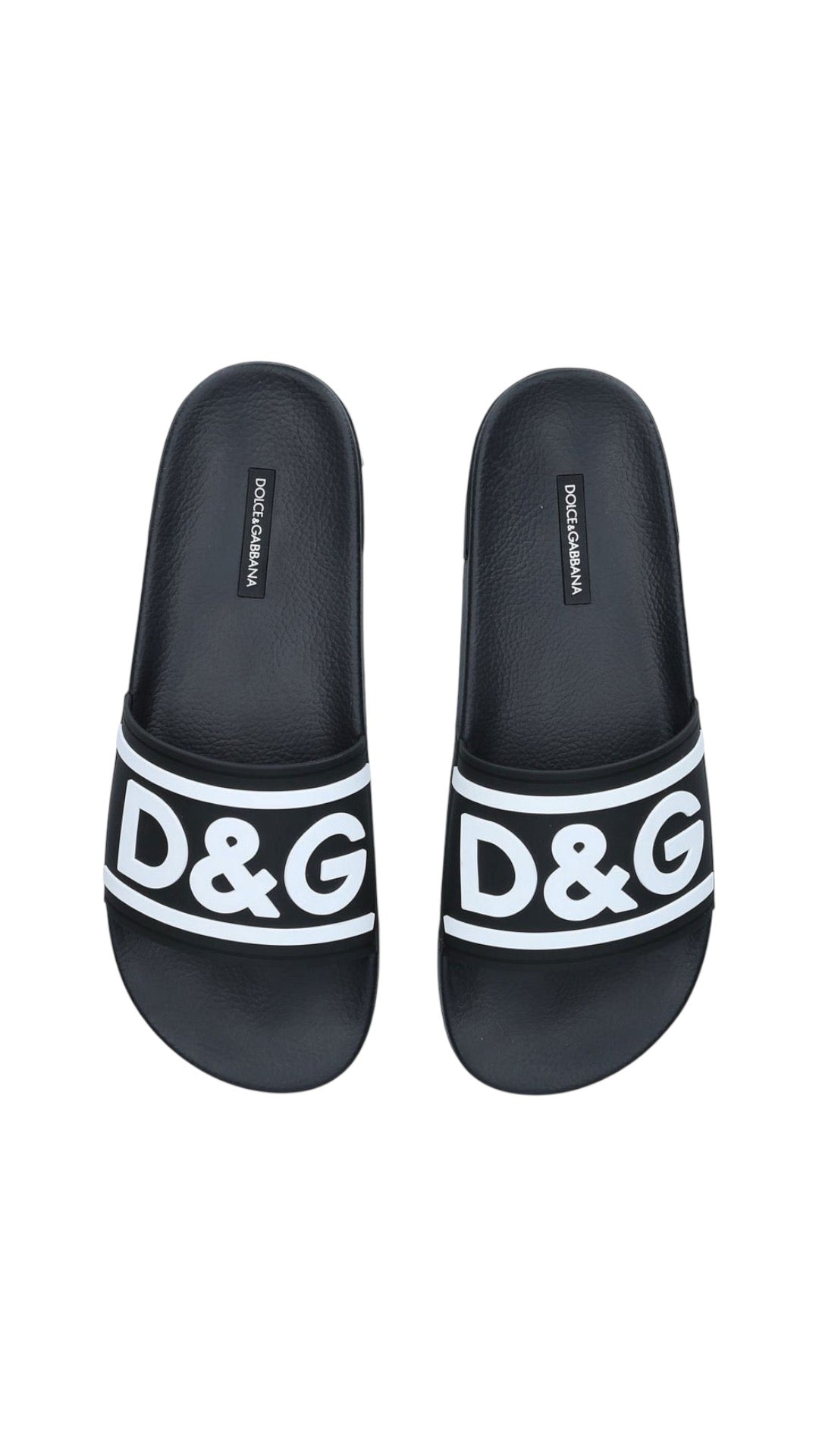 Dolce & Gabbana logo pool slides