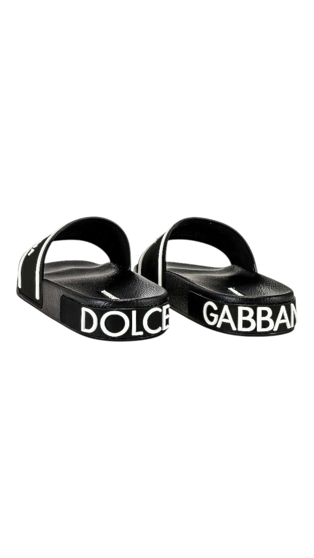 Dolce & Gabbana slide sandal black/white