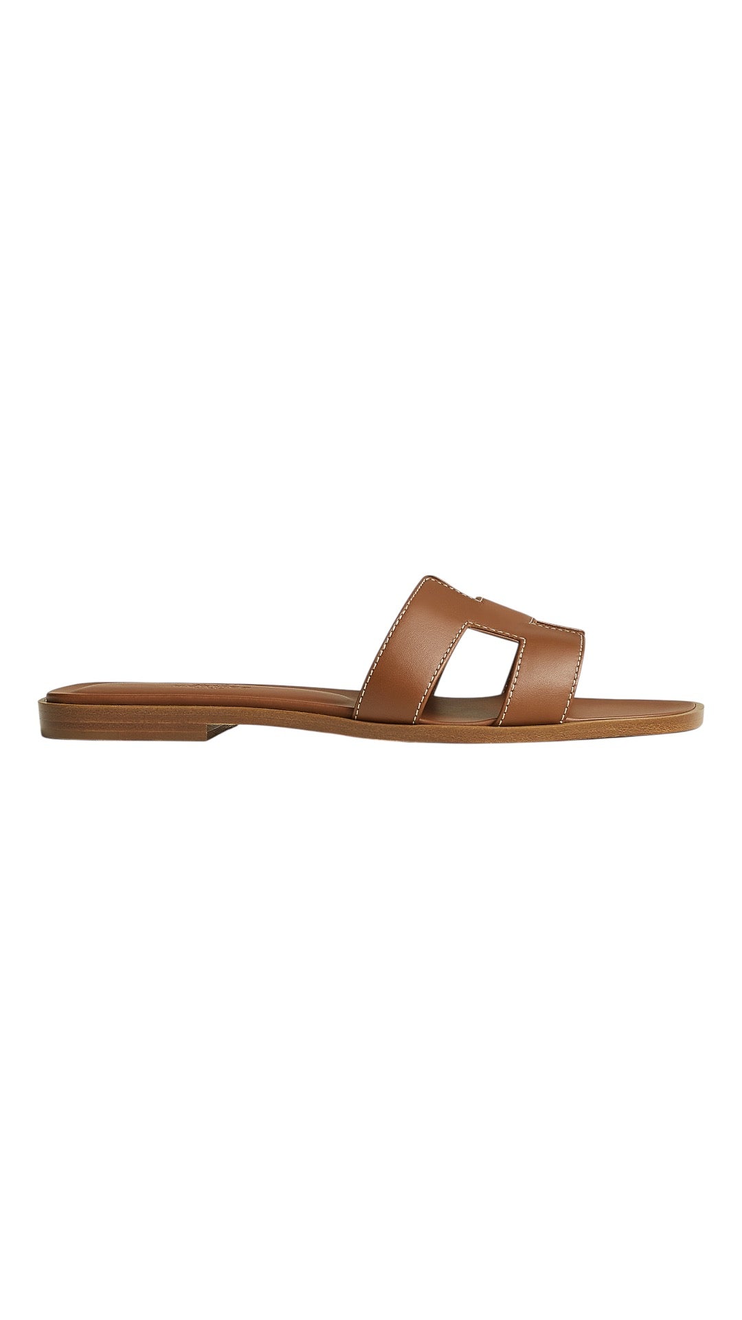 Hermes oran sandal brown
