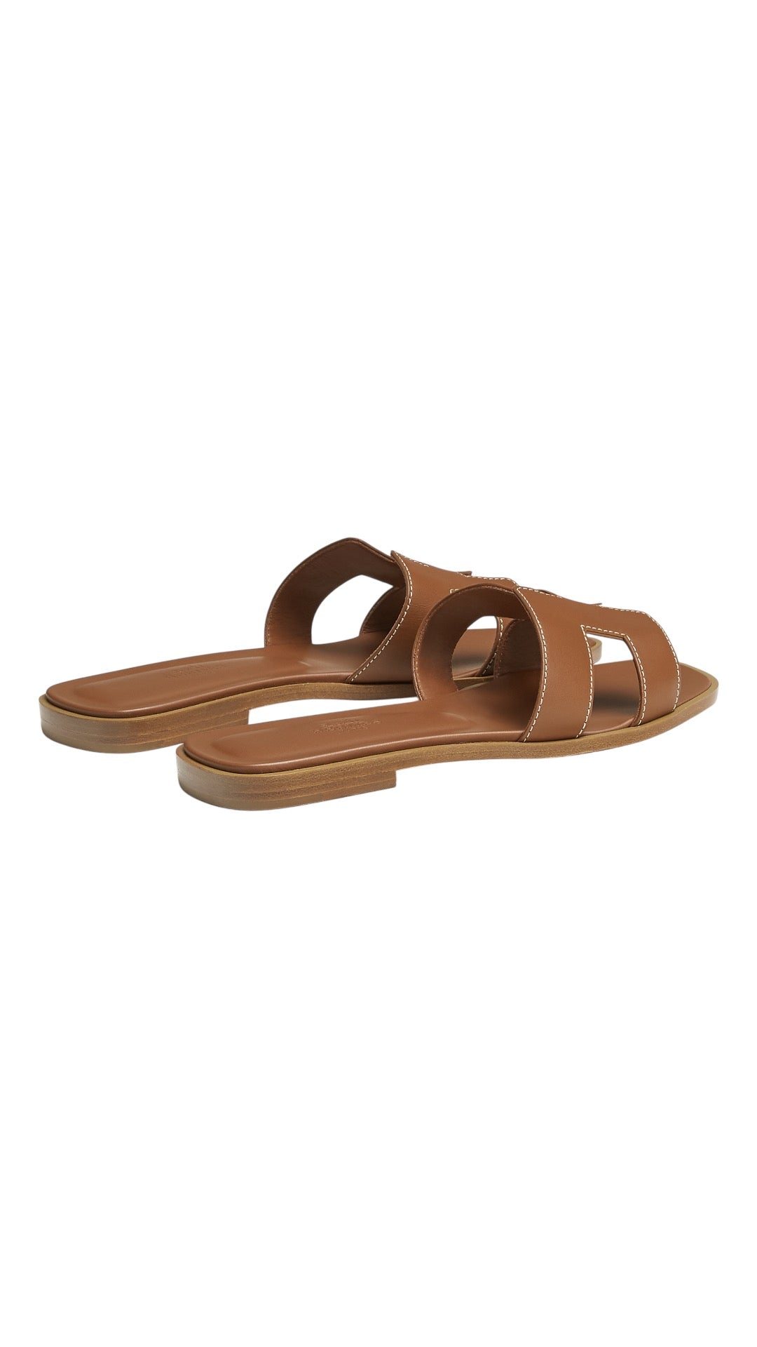 Hermes oran sandal brown