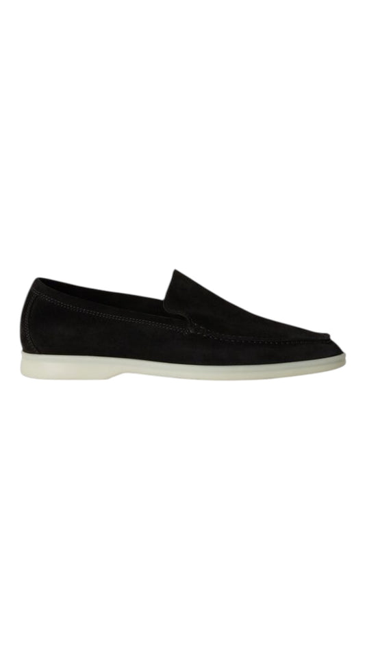 Loro Piana summer walk loafer black