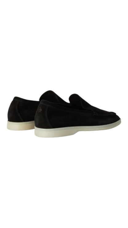 Loro Piana summer walk loafer black