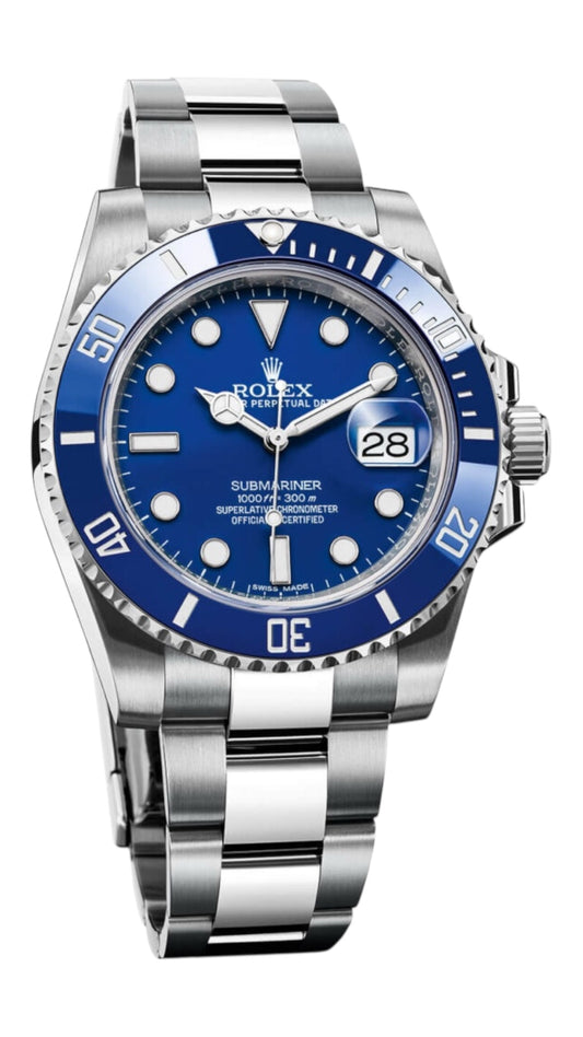 Rolex submariner date silver 41mm