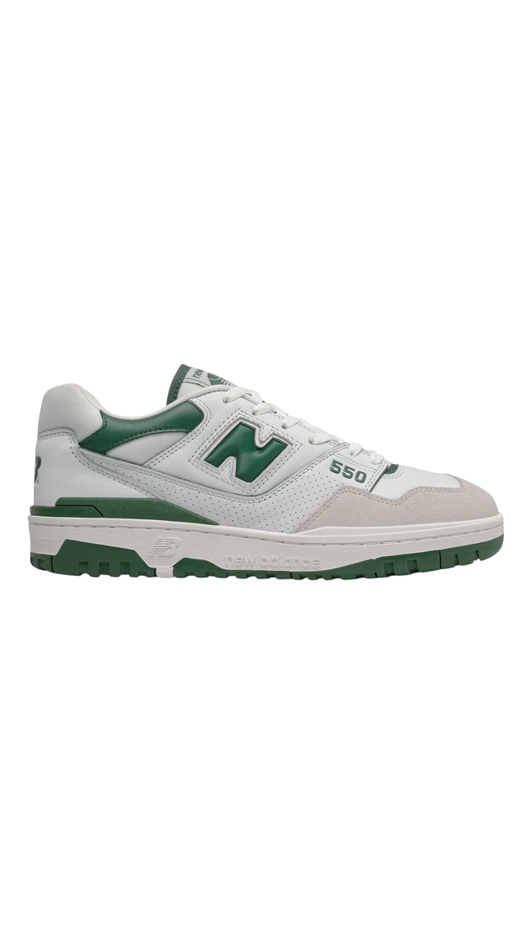 New balance 550 white/green