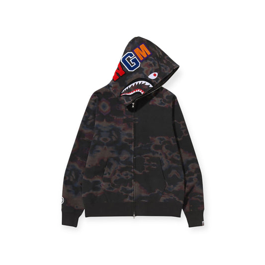 Bape thermography shark full zip hoodie