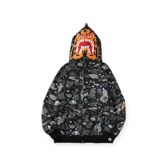 Bape space camo tiger full zip hoodie ( glow in the dark)