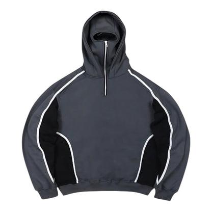 Double hooded ninja hoodie