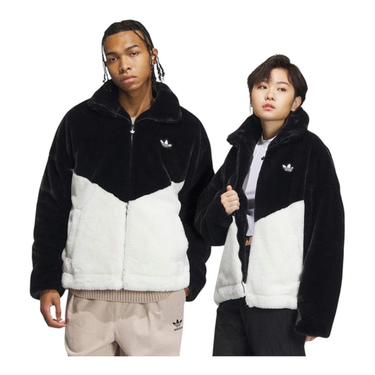 Adidas men/women faux fur jacket