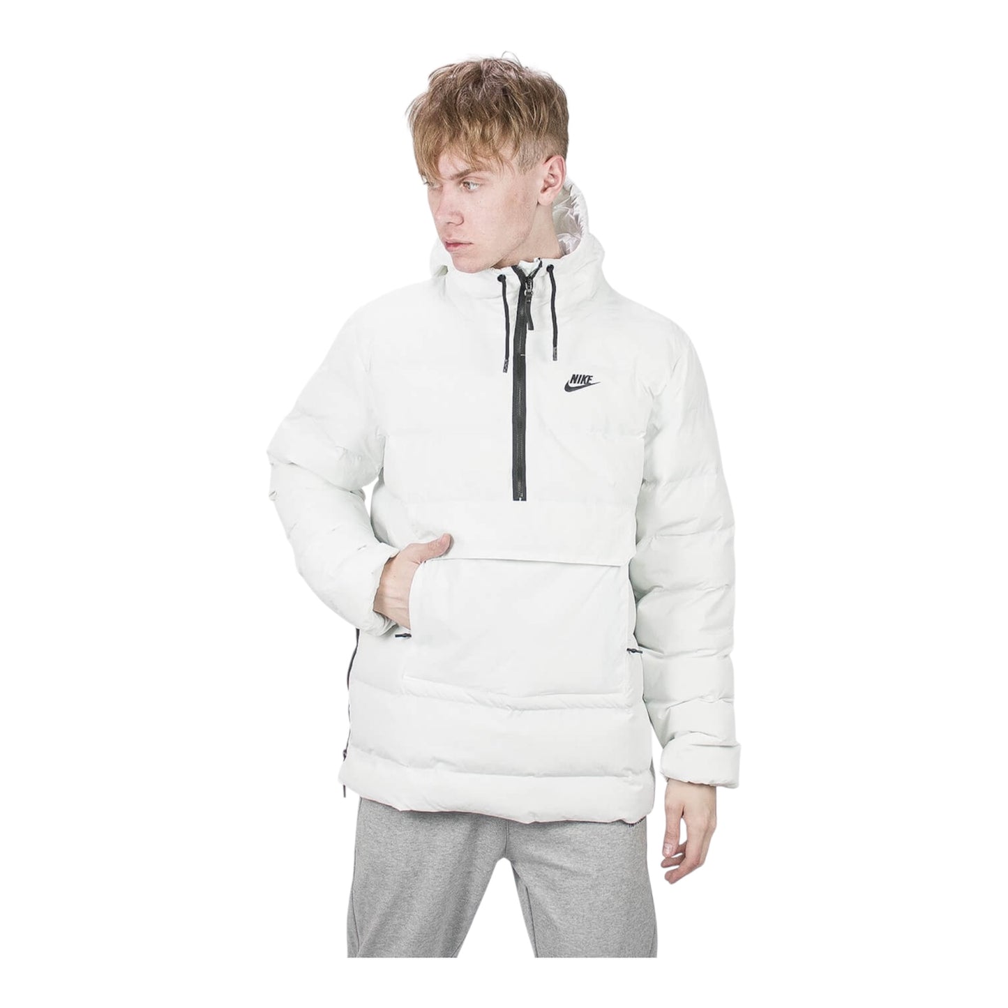 Nike full white jacket