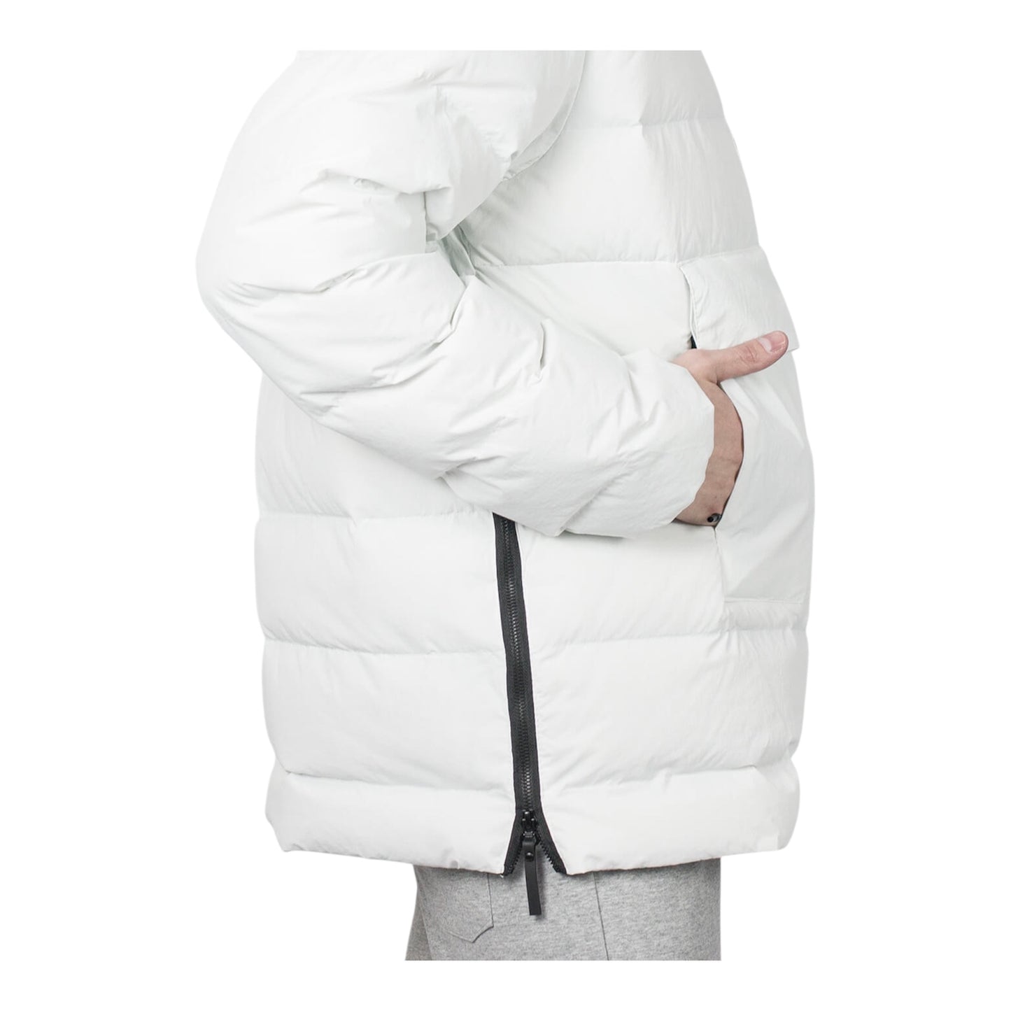 Nike full white jacket