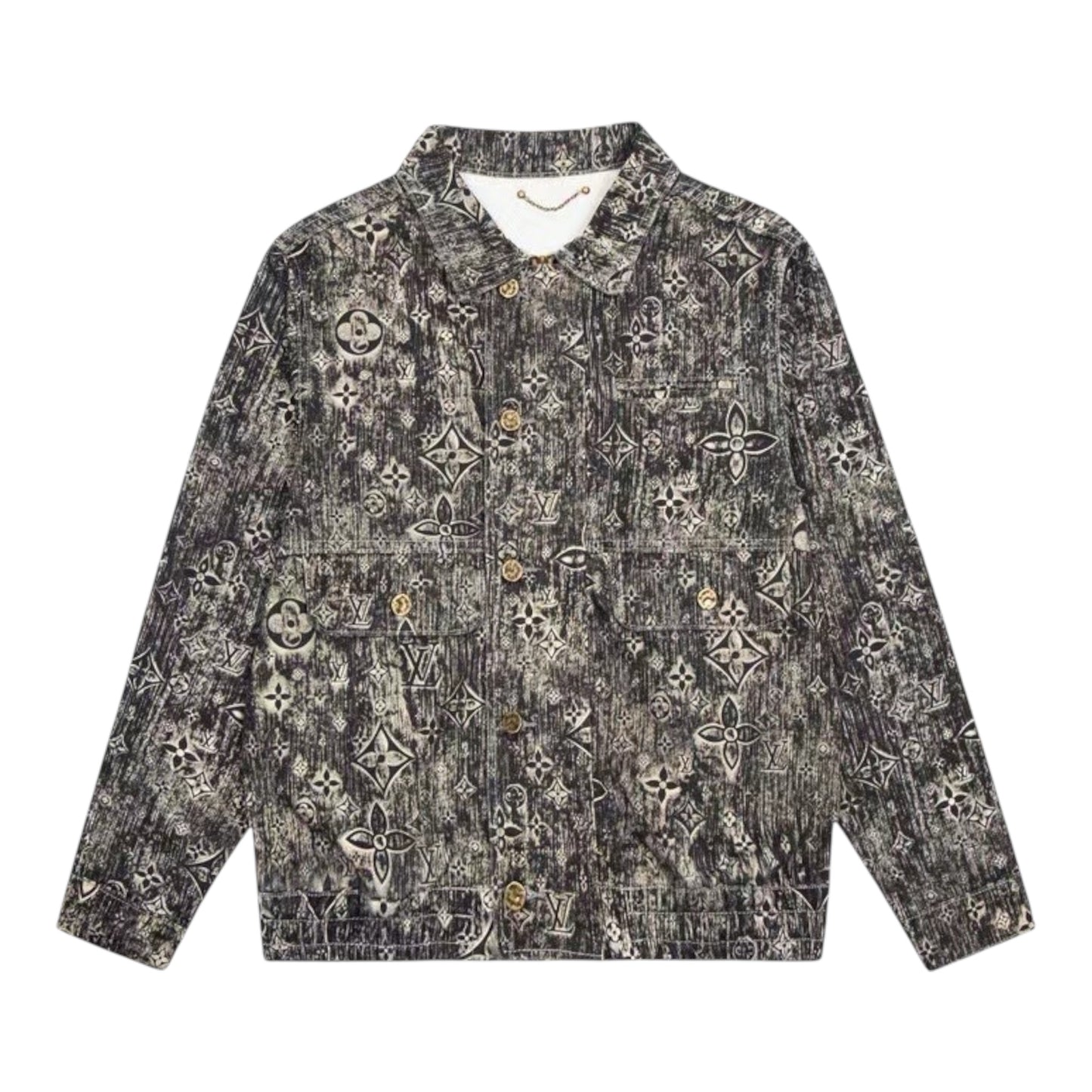 Louis Vuitton Printed denim jacket