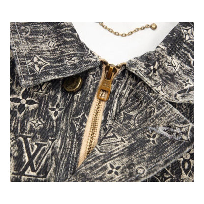 Louis Vuitton Printed denim jacket