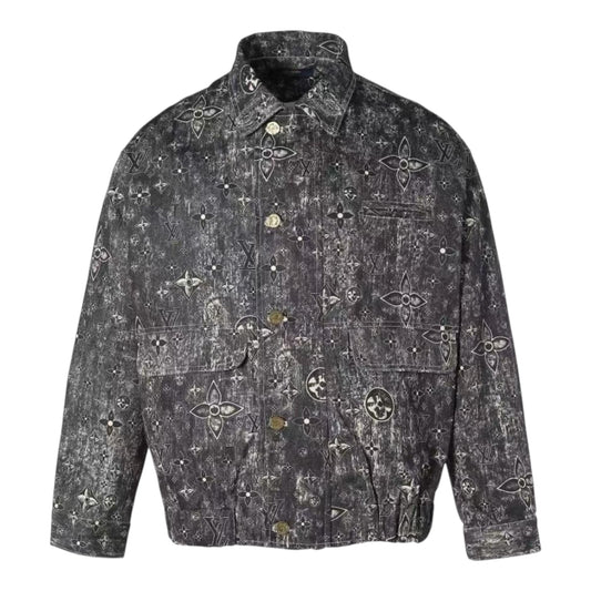 Louis Vuitton printed denim jacket