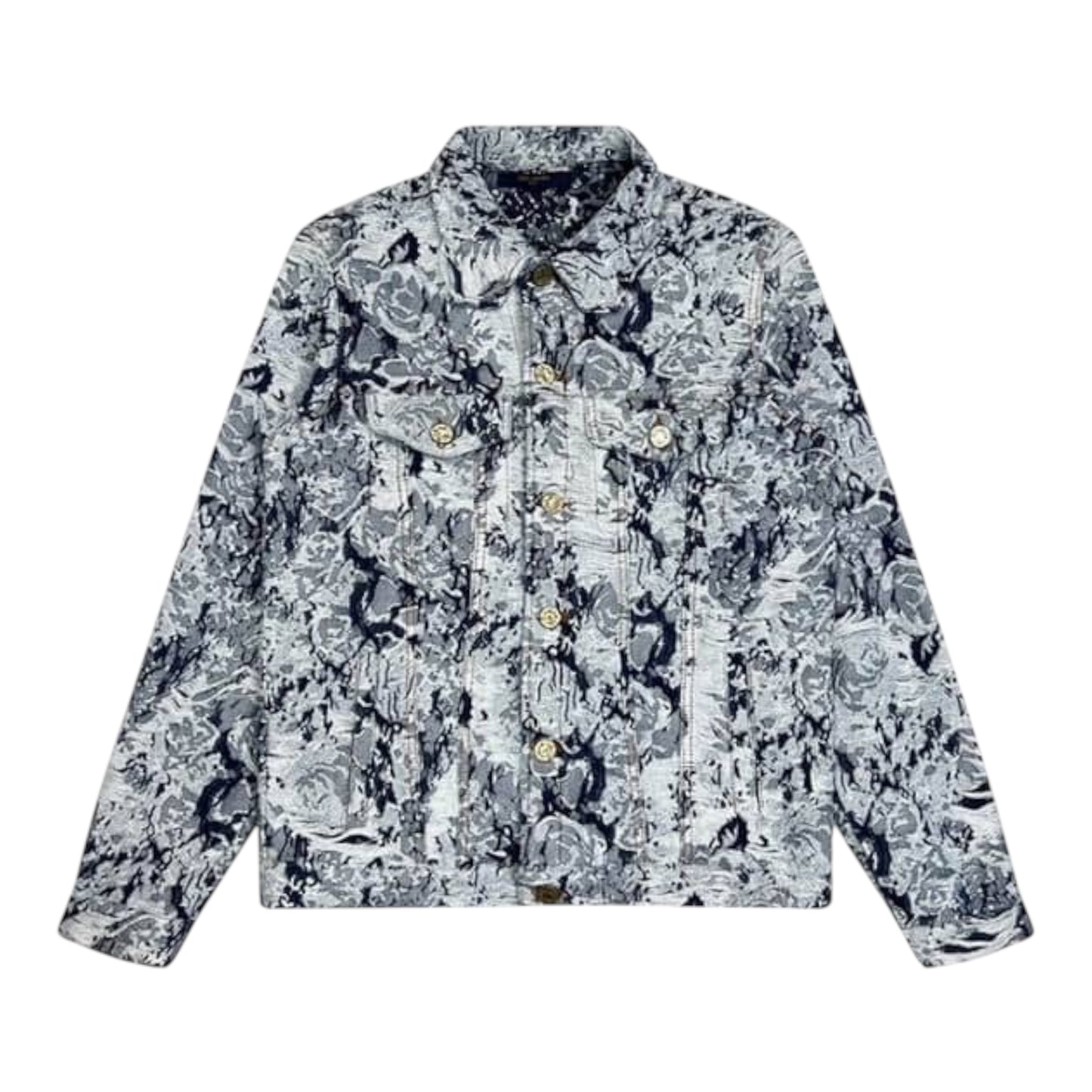 Louis Vuitton embroidered denim jacket