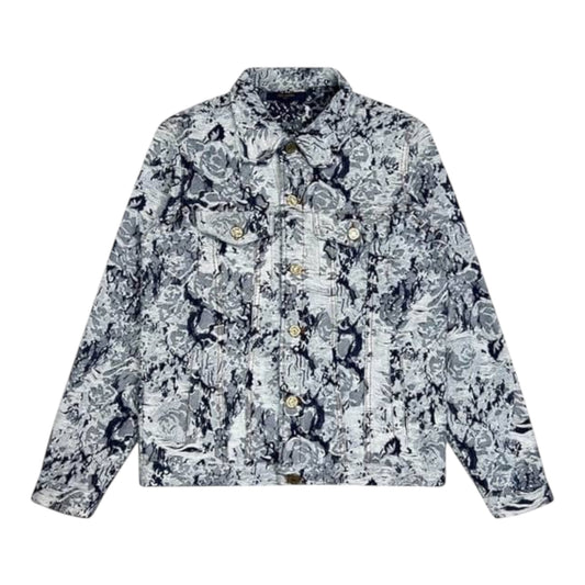 Louis Vuitton embroidered denim jacket