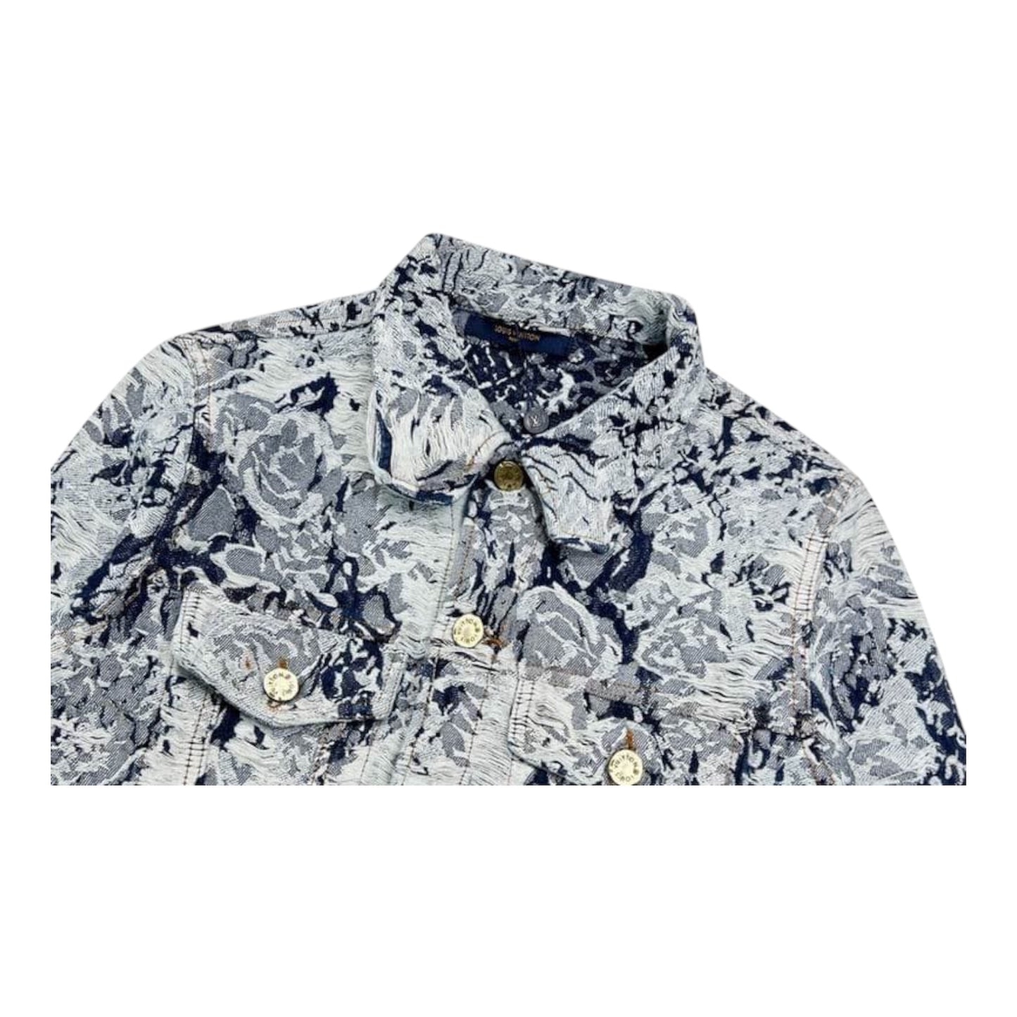 Louis Vuitton embroidered denim jacket