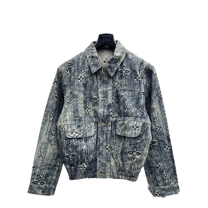 Louis Vuitton printed denim jacket
