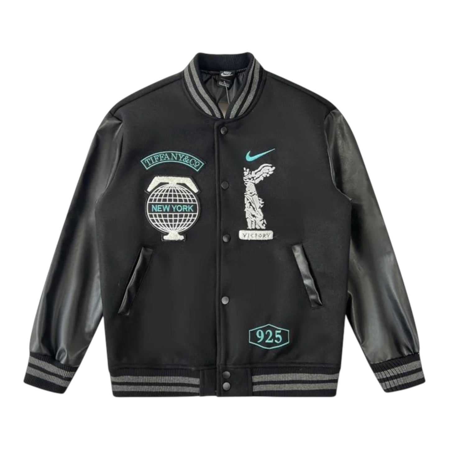 Teffany& co x nike varsity jacket