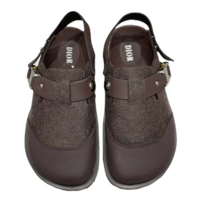 Dior x Birkenstock Tokio Mule brown