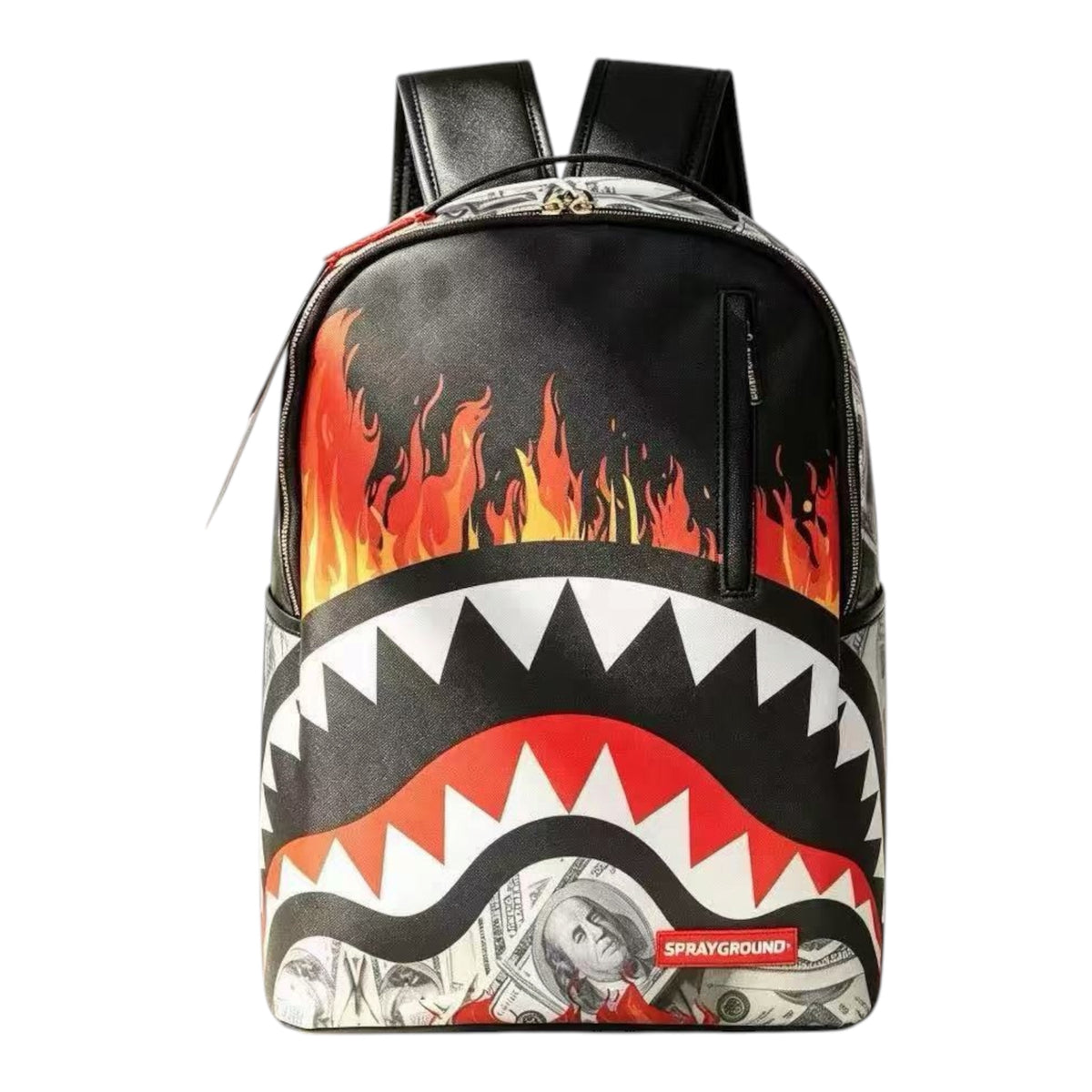 Backpack Shark X Money On Fire