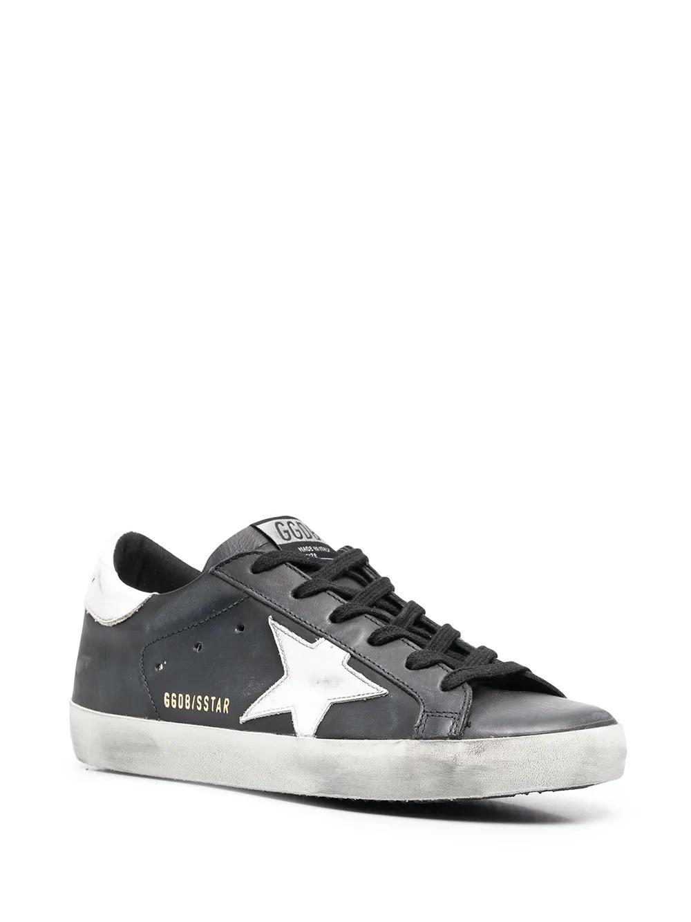 Golden Goose Superstar Distressed Suede Black